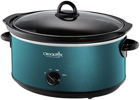 Crock-Pot 7 Quart Manual Slow Cooker – Turquoise Elm