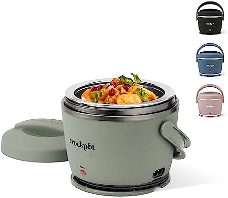 Crock-Pot Portable Electric Lunch Box Food Warmer – Green Cedar