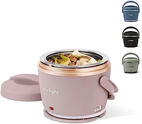 Crock-Pot Electric Lunch Box Food Warmer 20oz – Blush Pink Lumen